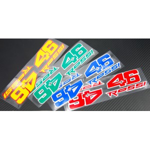 Samolepka Valentino Rossi - STAR, reflexní