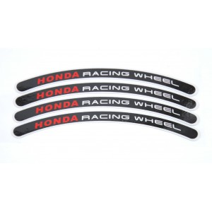 Reflexní proužky na kola Honda racing wheel, černé.