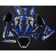 Polepy Yamaha YZF 250-450 2006-2008, Tribal Skull Blue.