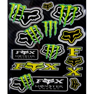 Reflexní nálepky Monster Fox