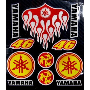 Reflexní nálepky Rossi 46 Yamaha