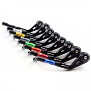 Chrániče páček CNC M-style na motorku.