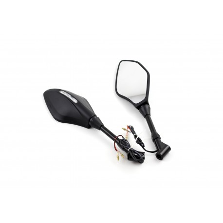 Zrcátka s led blinkry na motocykly